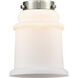 Franklin Restoration Canton 1 Light 6 inch Satin Gold Mini Pendant Ceiling Light in Incandescent, Matte White, Franklin Restoration